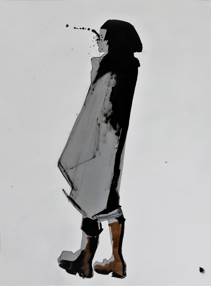 Figur med blekksprut av Doris Schmitz