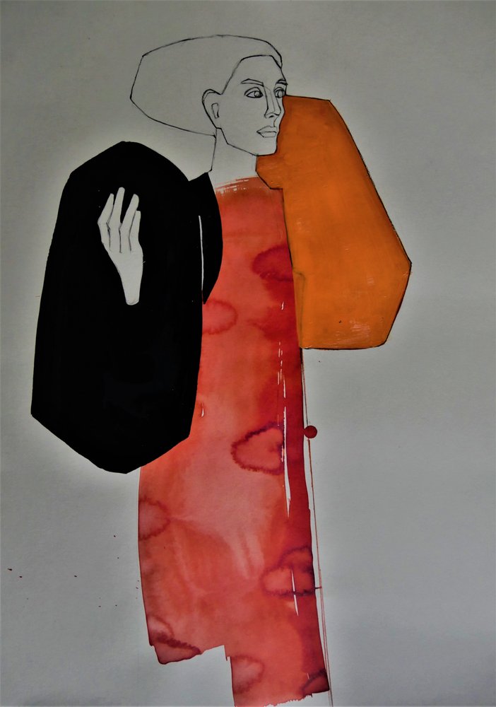 Moderne motefigur av Doris Schmitz