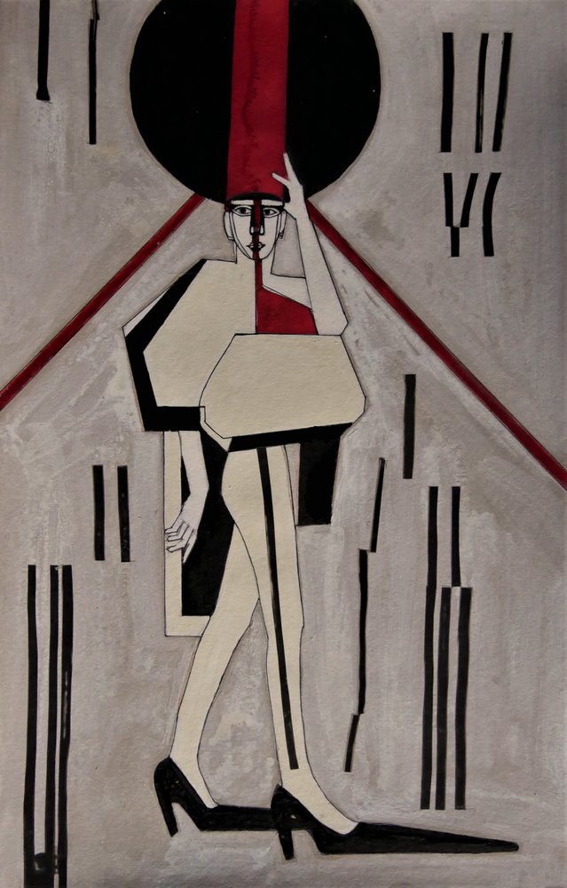 Moderne motefigur av Doris Schmitz