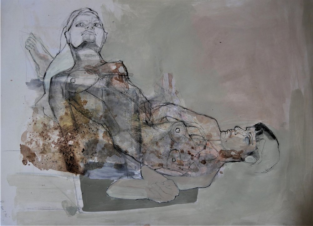 Liggende figurer av Doris Schmitz