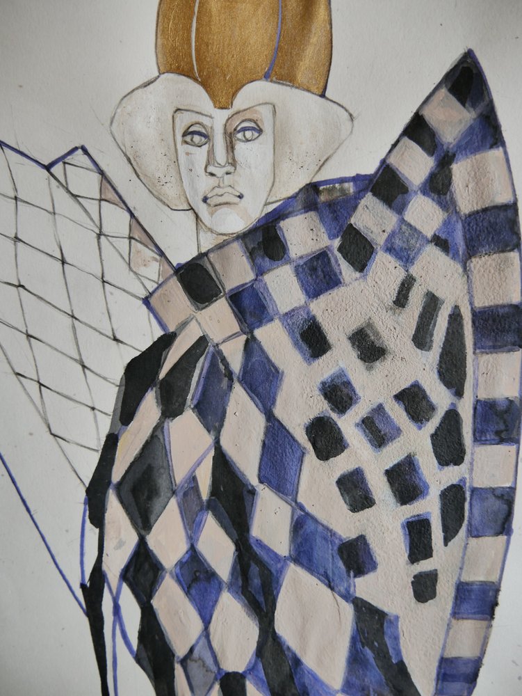 Majestetisk geometrisk figur av Doris Schmitz