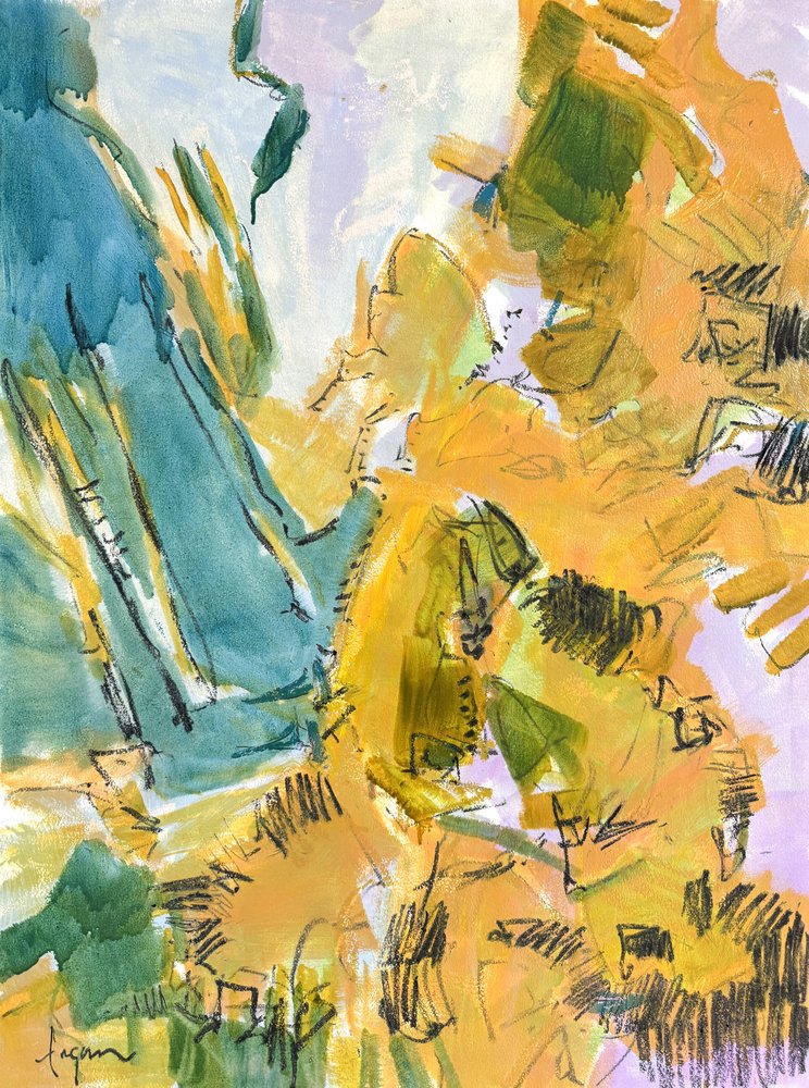 Levende, abstrakt natur av Dorothy Fagan