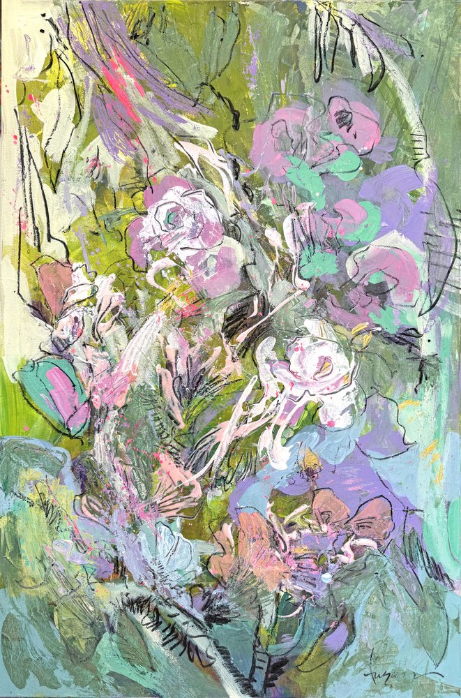 Levende blomsterprakt av Dorothy Fagan
