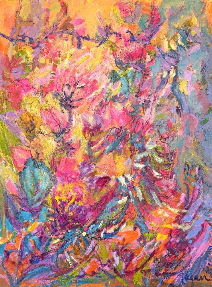 Et levende blomsterinntrykk av Dorothy Fagan