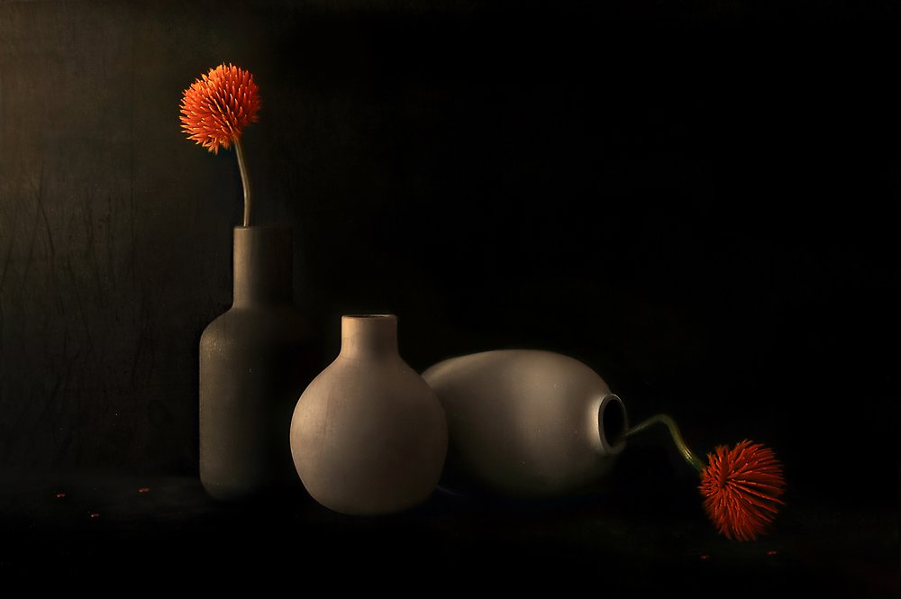 Stilleben med appelsinblomster av Elena Arjona