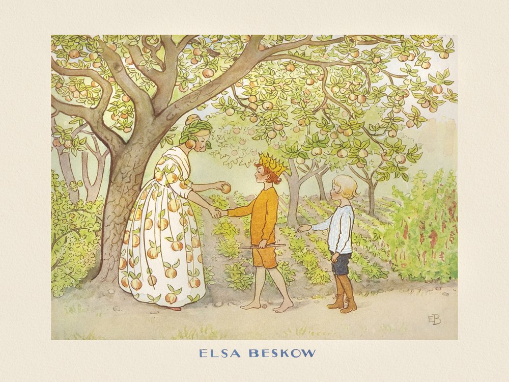 Lasse den lille i hagen av Elsa Beskow
