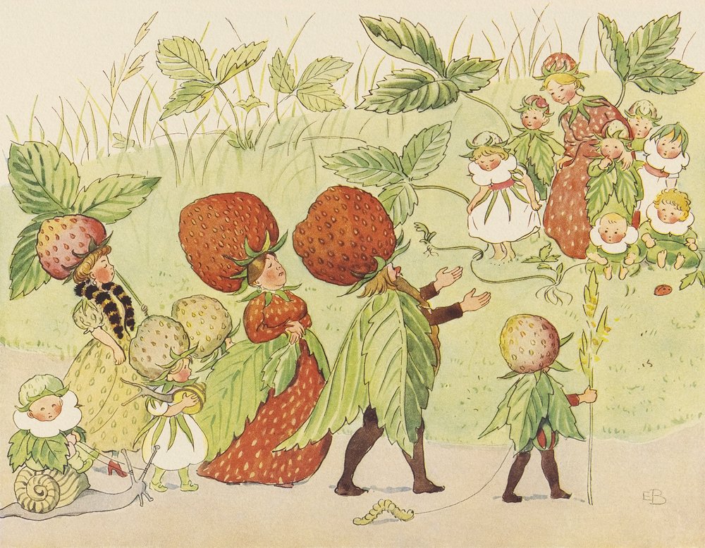 Lasse den lille i hagen – Jordbærfamilien av Elsa Beskow