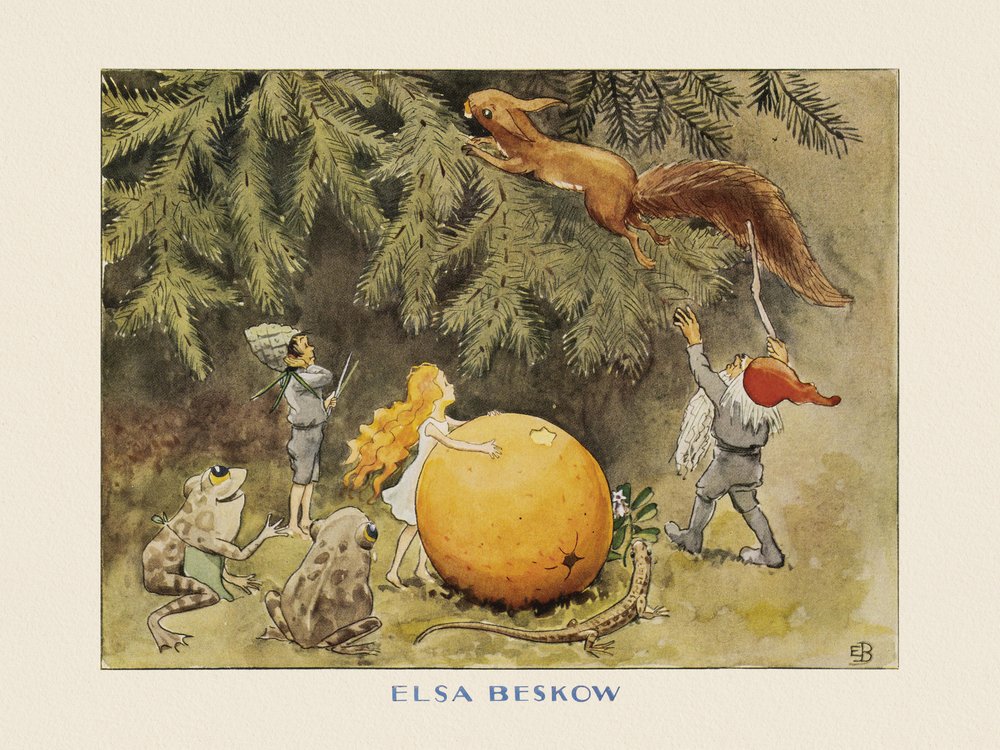 Solegget  Ekornet av Elsa Beskow