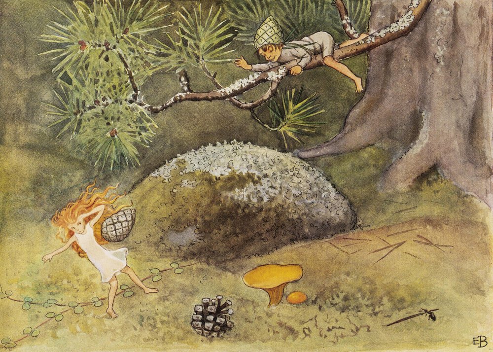 Solägget Kottarna (1932) av Elsa Beskow