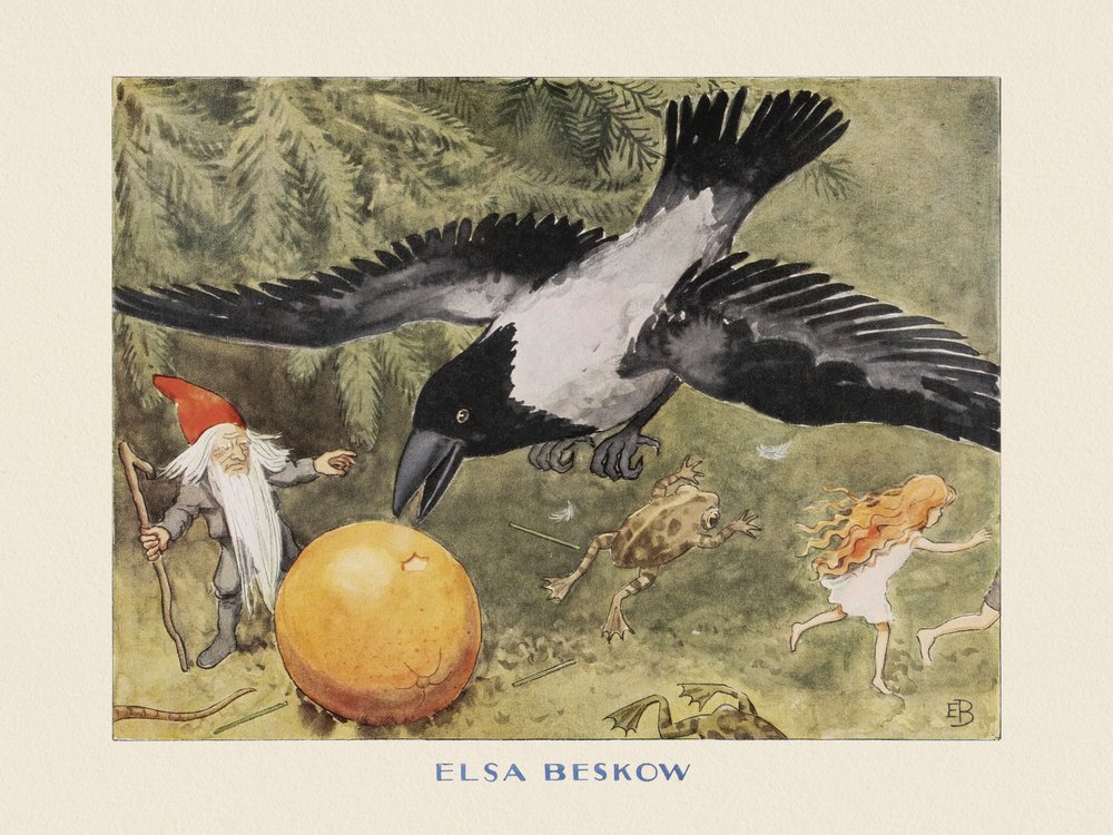Solägget Kråkan av Elsa Beskow