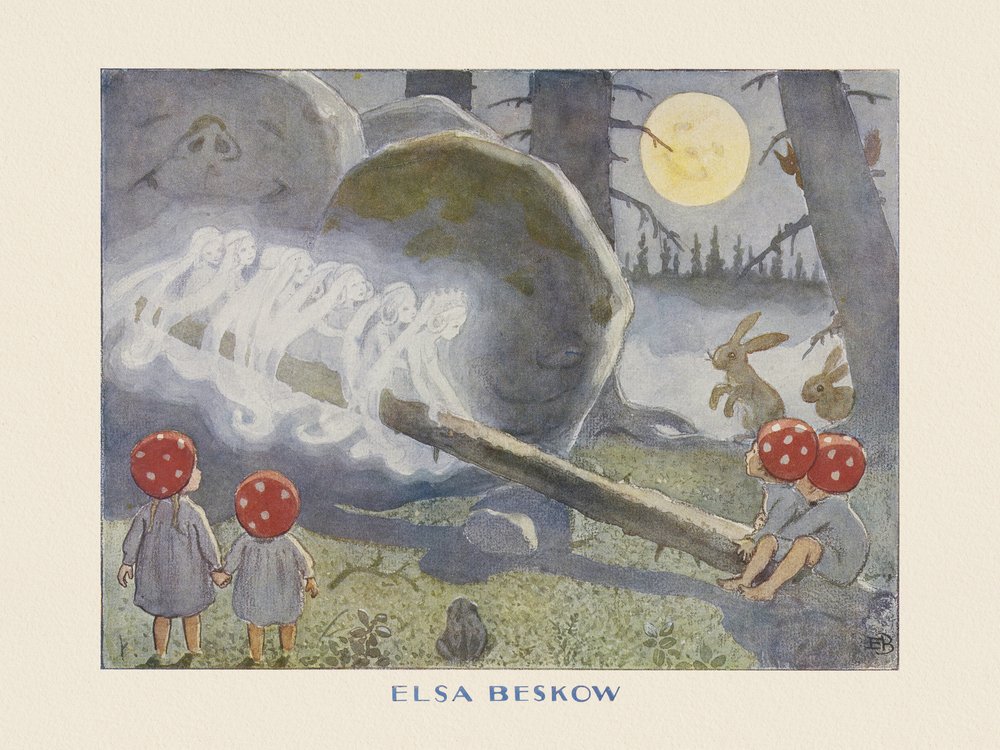 Tomotebo-barna Alvene av Elsa Beskow