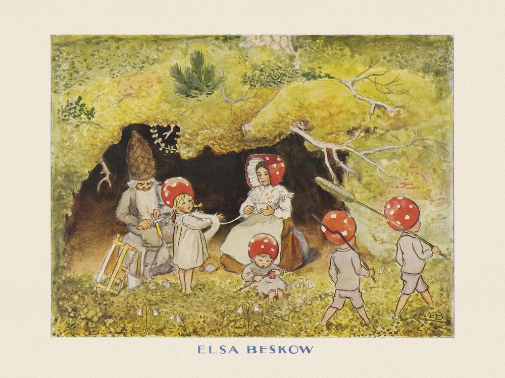 Tomotebo-barna Familien av Elsa Beskow
