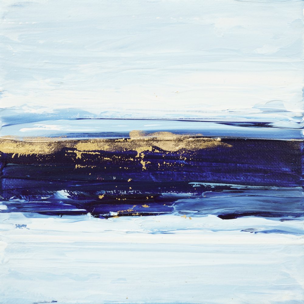 Abstrakt «Ocean Horizon» av Françoise Wattré