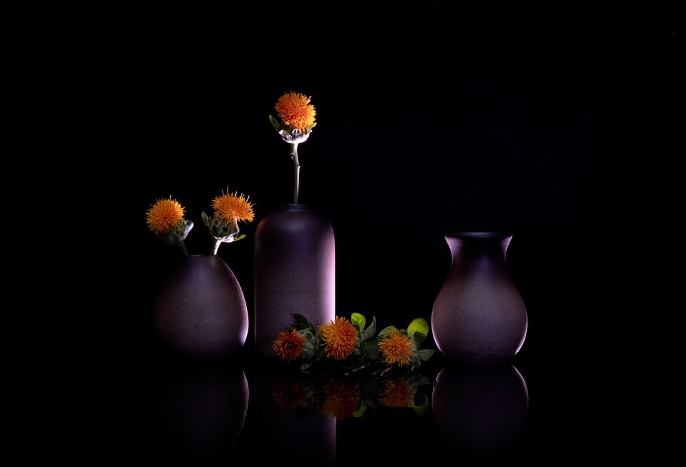 Stilleben med oransje blomster av GaoSL