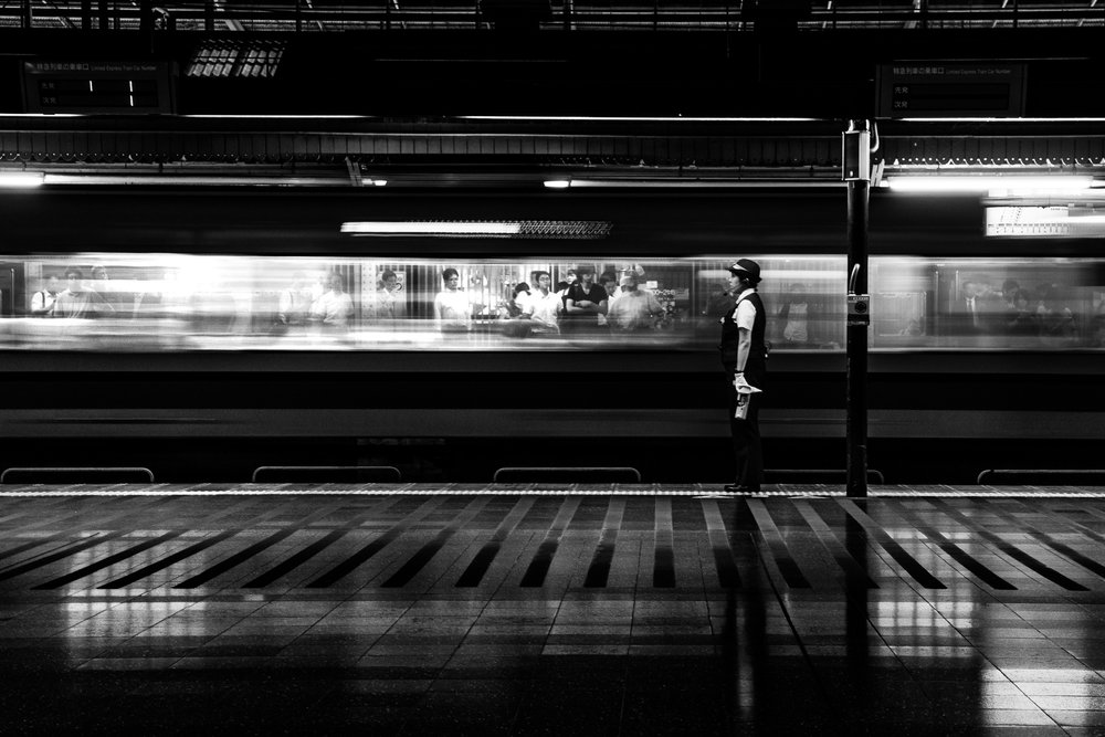 Bevegelse av bytog av Hiroaki Kuroda