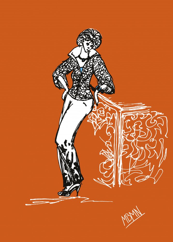 Elegant moteskisse av Ida Publishing