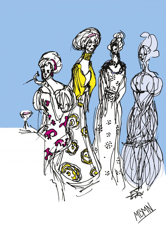 Elegant feststil for damer av Ida Publishing