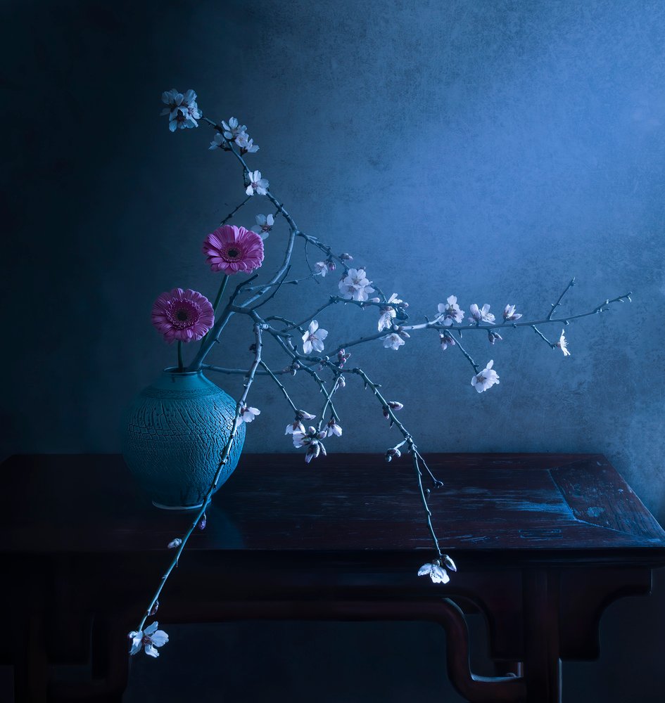 Mørk, blomsterpreget eleganse av Judy Tseng