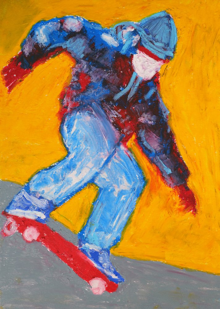 Dynamisk skateraction av Justyna Jaszke