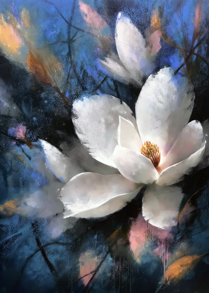 Elegant Magnolia Bloom av Justyna Jaszke