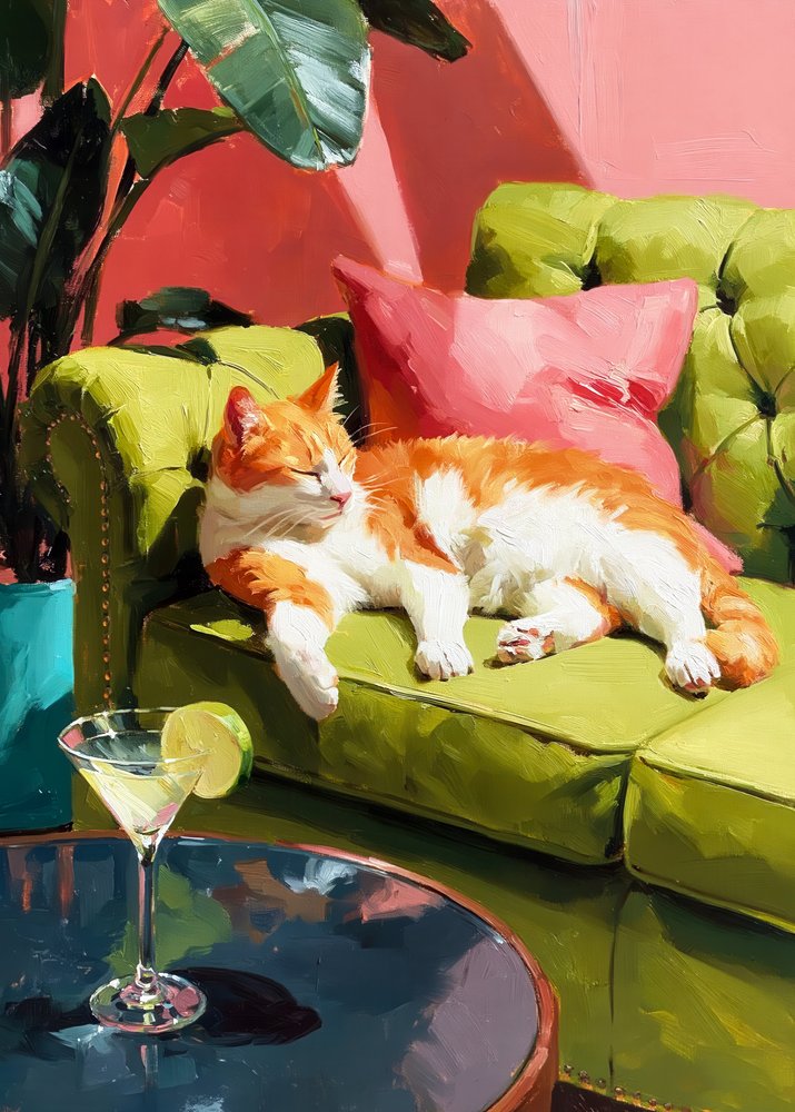 Sunny Cat Martini av Justyna Jaszke