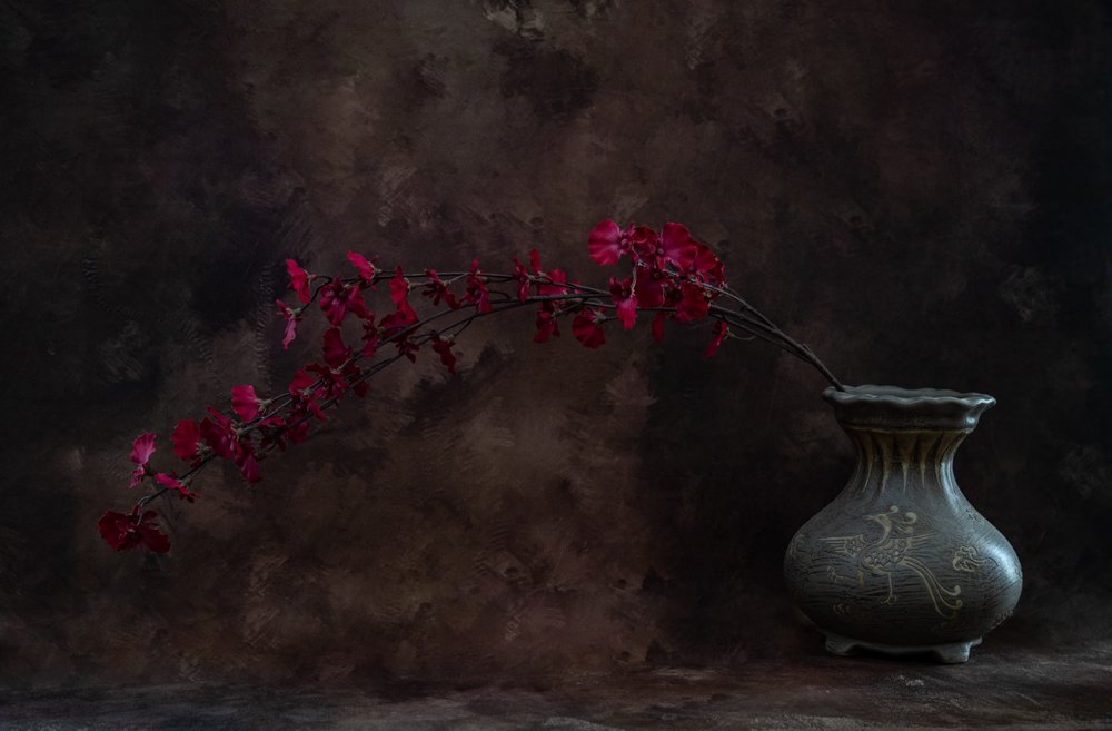 Rød blomst av LM Meng