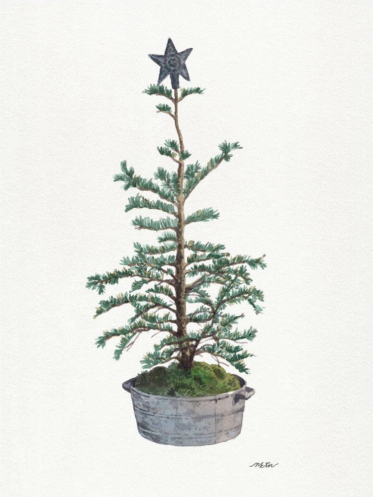 Rustikt juletre av NKTN