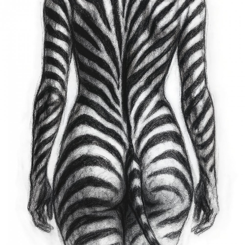 Figur med sebra-striper av Natalie Bruns
