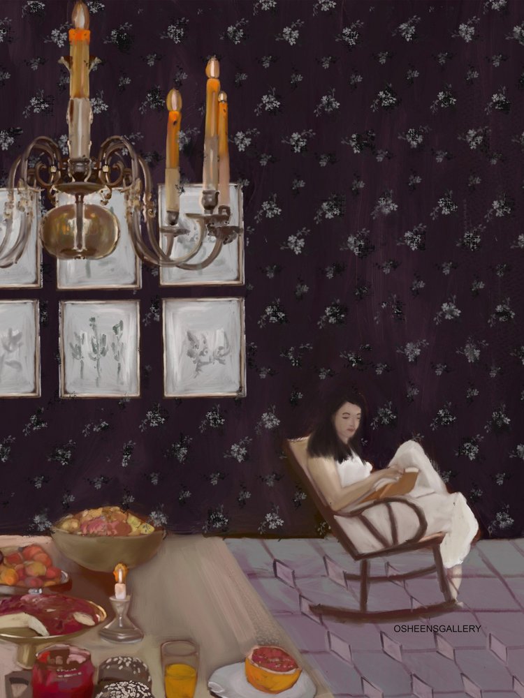 Koselig morgenlesing av Osheensgallery