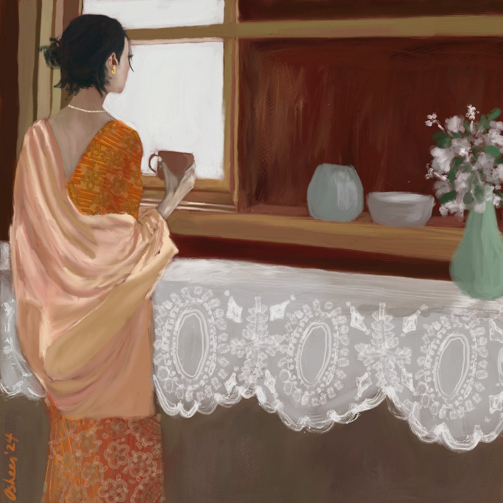 Stille morgenutsikt av Osheensgallery