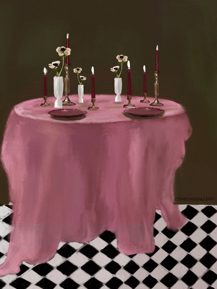 Romantisk borddekking av Osheensgallery