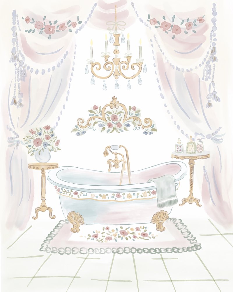 Bad i shabby chic-stil av Radhika Modi