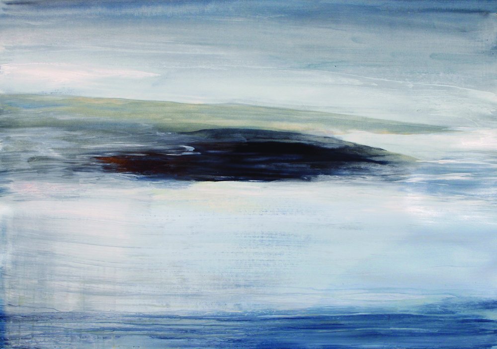Abstrakt: «Blue Horizon» av RodMacIver