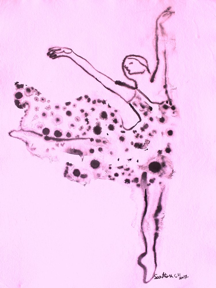 Eterisk ballettdans av Santhosh ch