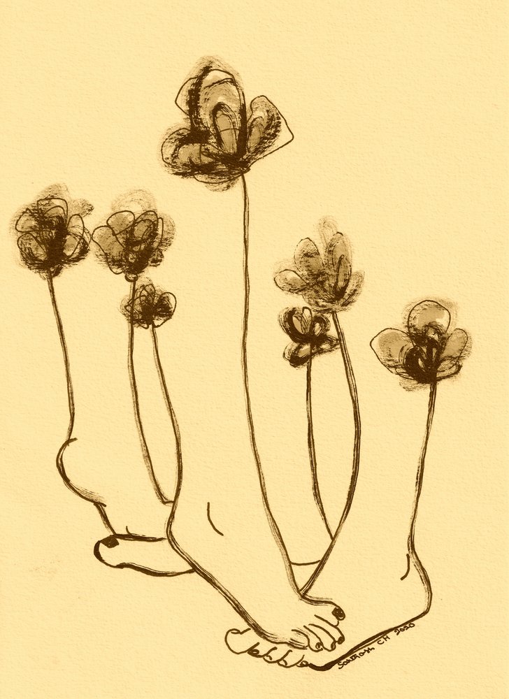 Leken fotblomster av Santhosh ch