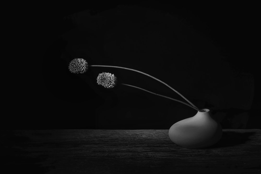Elegant blomsterstilleben av Saskia Dingemans