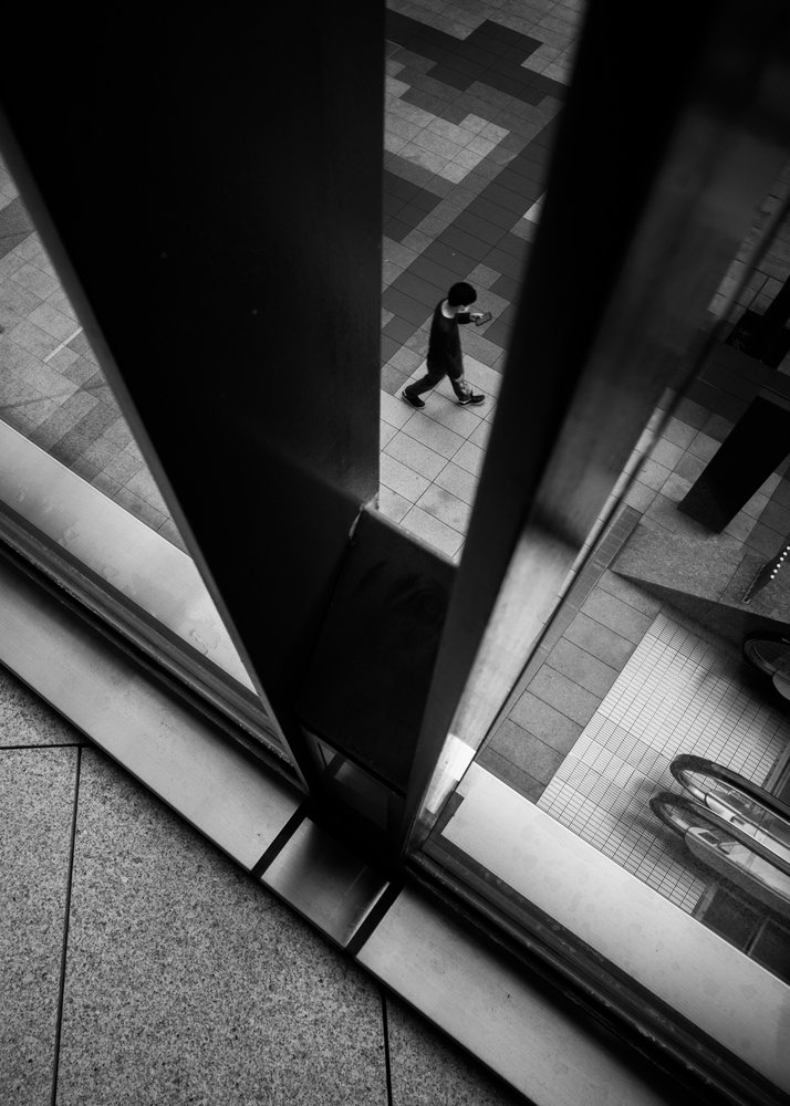 «City Walker» i ramme av Satoshi Hata
