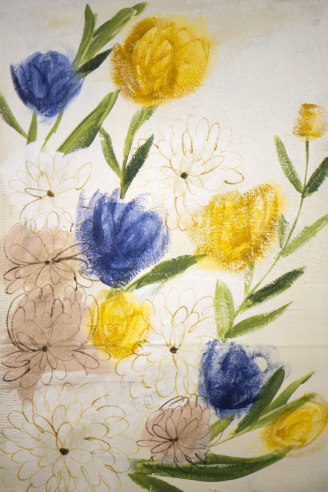 Abstrakte blomster av Shelley Hampe
