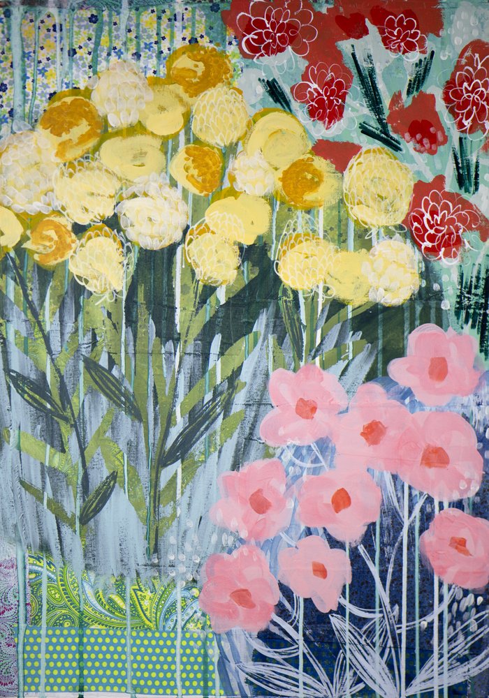 Livlige hageblomster av Shelley Hampe
