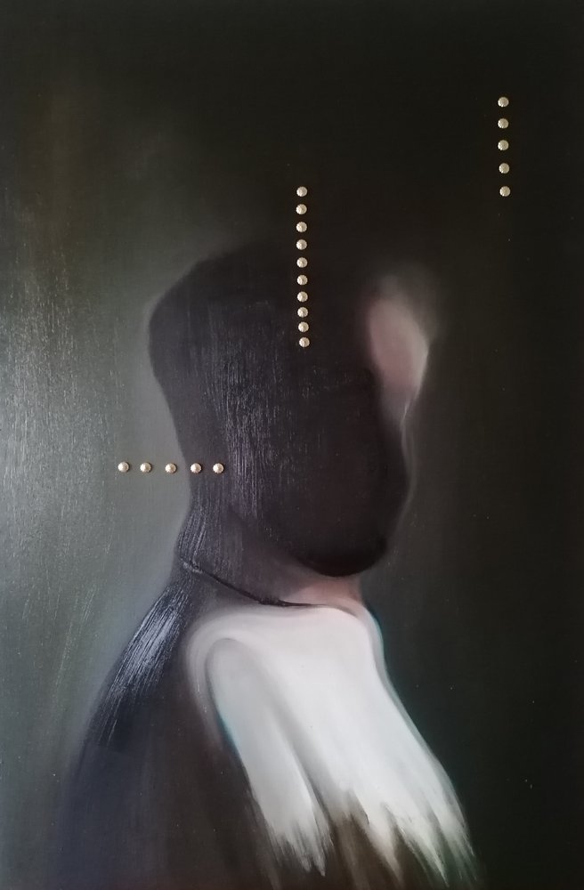 Mørk abstrakt figur av Stefano Mazzolini