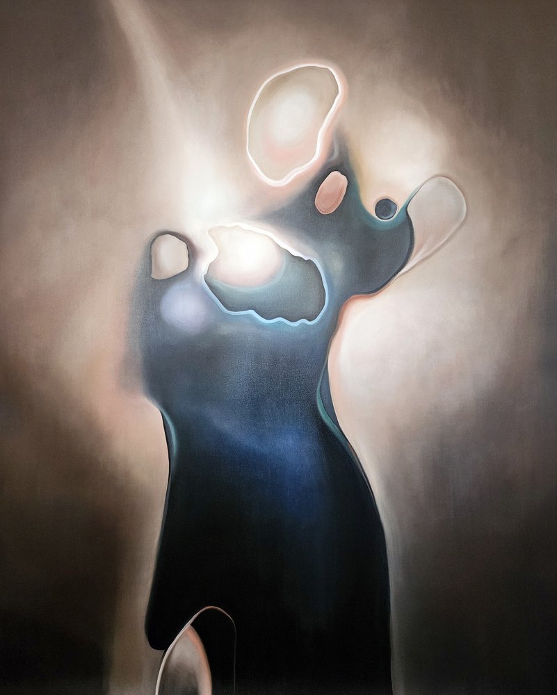 Eterisk blå figur av Stefano Mazzolini