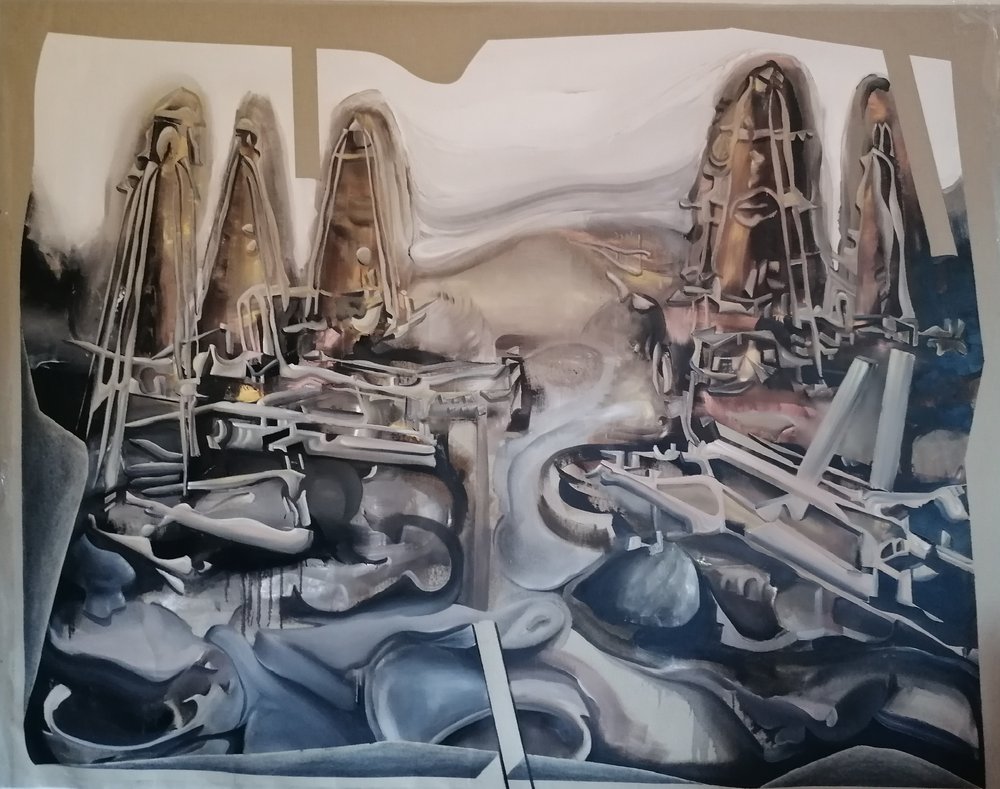 Hjemsøkende surrealistiske spir av Stefano Mazzolini