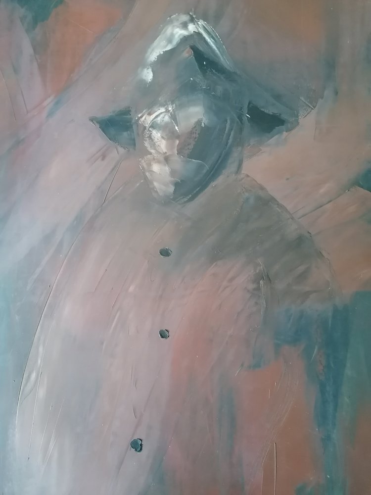 Mystisk hettekledd figur av Stefano Mazzolini