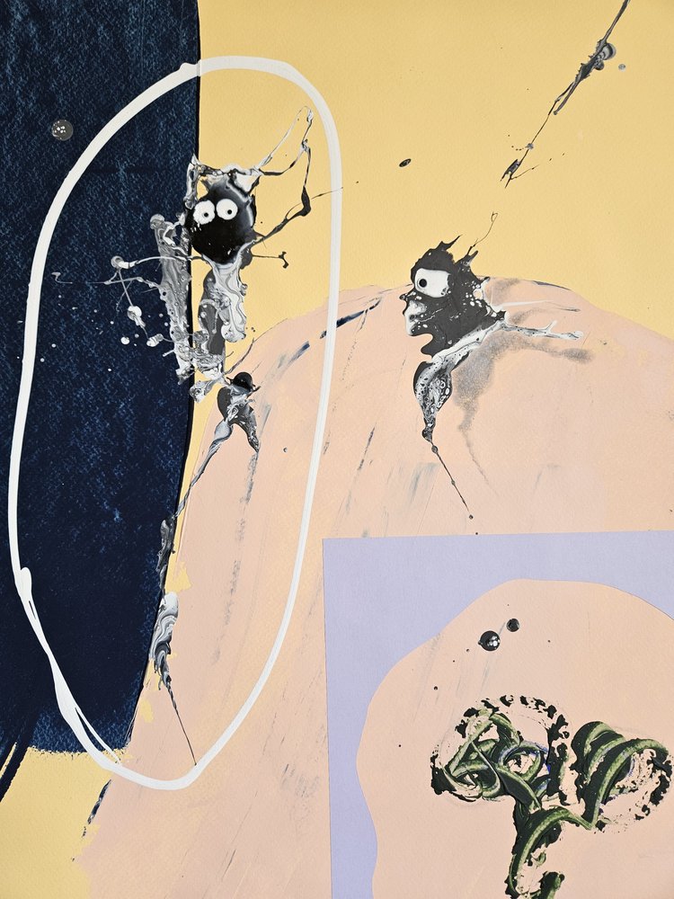 Surrealistiske abstrakte figurer av Stefano Mazzolini