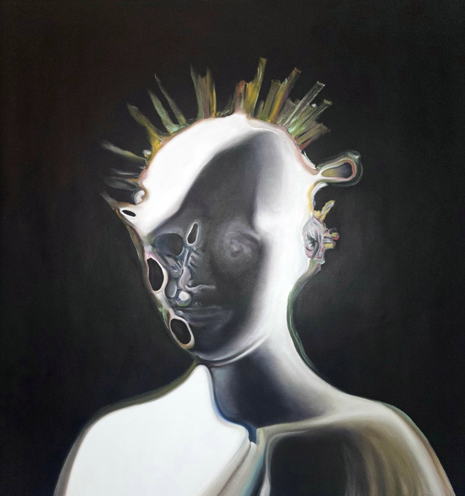 Surrealistisk abstrakt portrett av Stefano Mazzolini