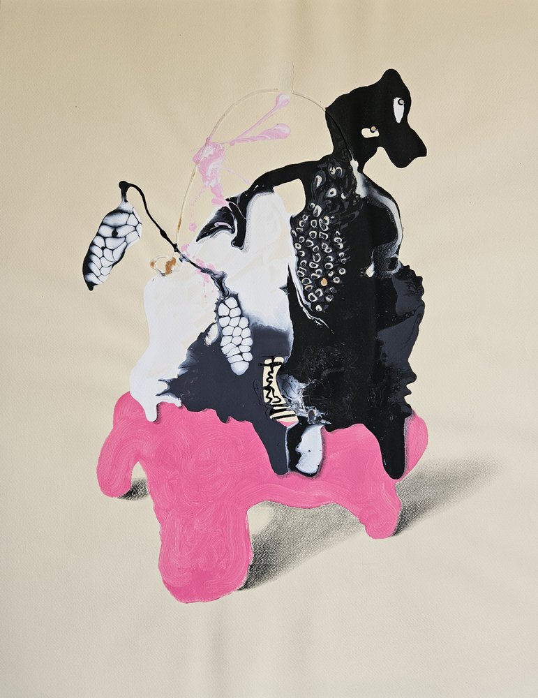 Surrealistisk svart form av Stefano Mazzolini