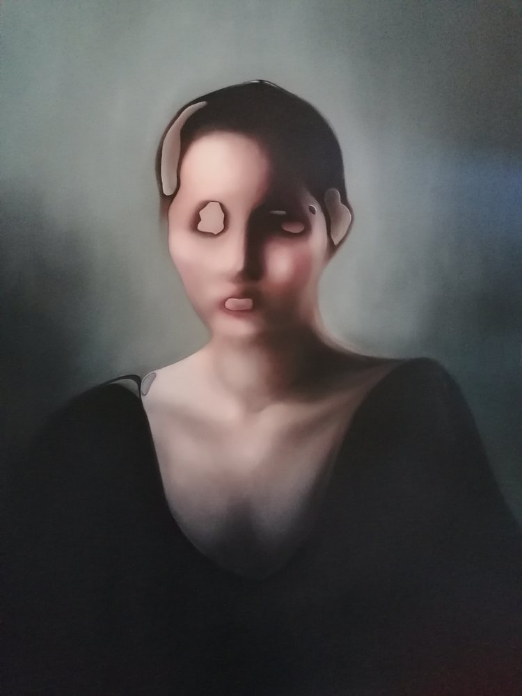 Surrealistisk mørkt portrett av Stefano Mazzolini