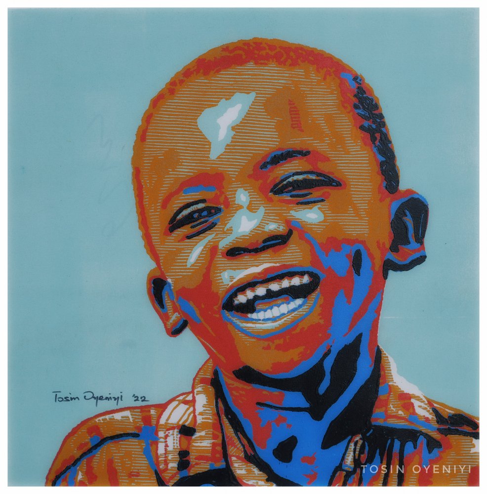 Happy Boy Pop Art av Tosin Oyeniyi