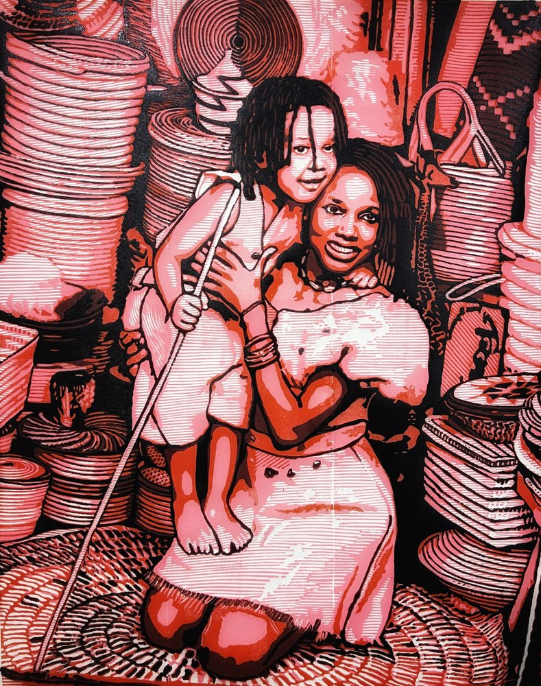 En lykkelig afrikansk familie av Tosin Oyeniyi