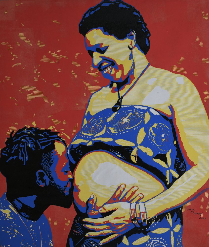 Glede hos et gravid par av Tosin Oyeniyi